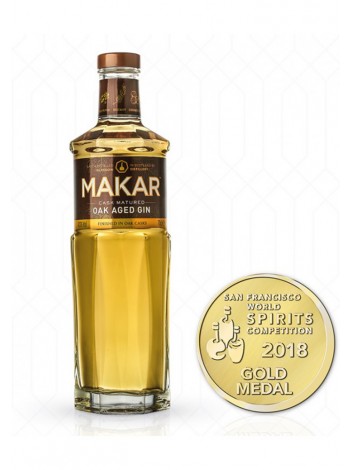 Makar Oak Aged Gin 43% 50cl